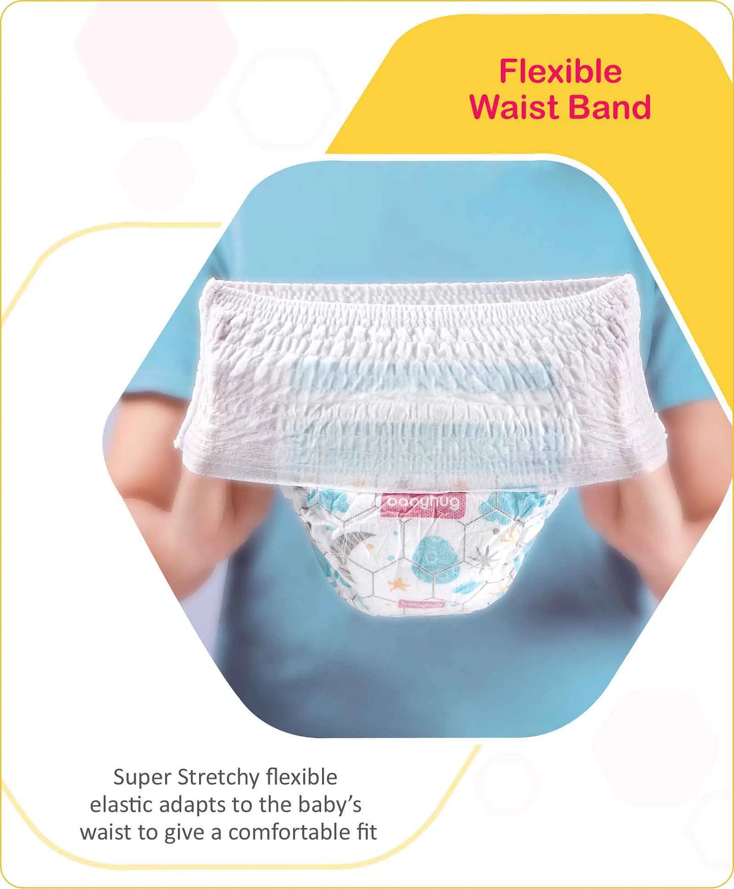 Babyhug Advanced Pant Style Diapers New Born (NB) Size - 64 Pieces