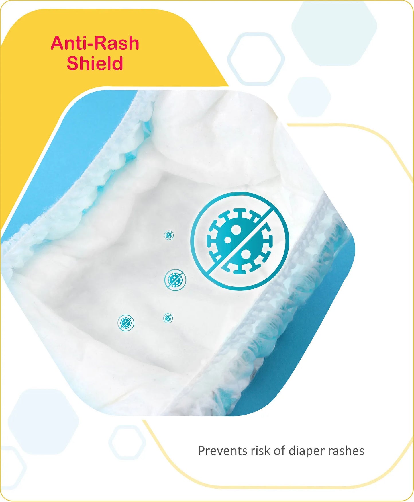 Babyhug Advanced Pant Style Diapers New Born (NB) Size - 64 Pieces