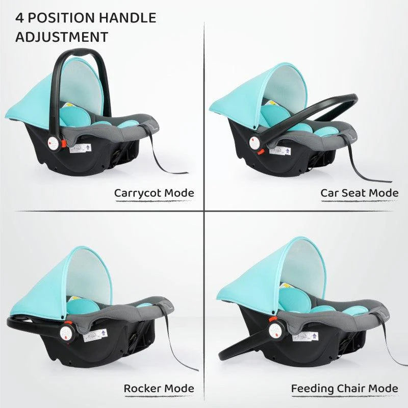 R for Rabbit - Picaboo - Car Seat - Grey Blue