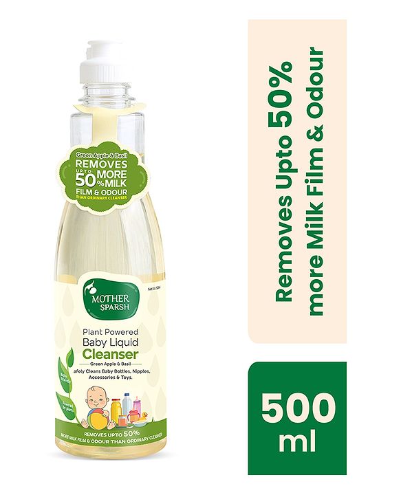 Mother Sparsh Plant Powered Natural Liquid Cleanser (Bottle) -500ML