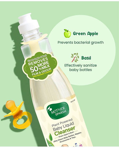 Mother Sparsh Plant Powered Natural Liquid Cleanser (Bottle) -500ML