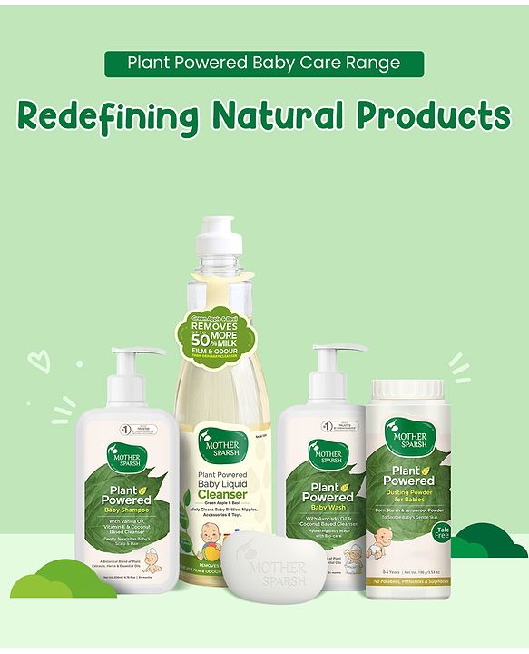 Mother Sparsh Plant Powered Natural Liquid Cleanser (Bottle) -500ML