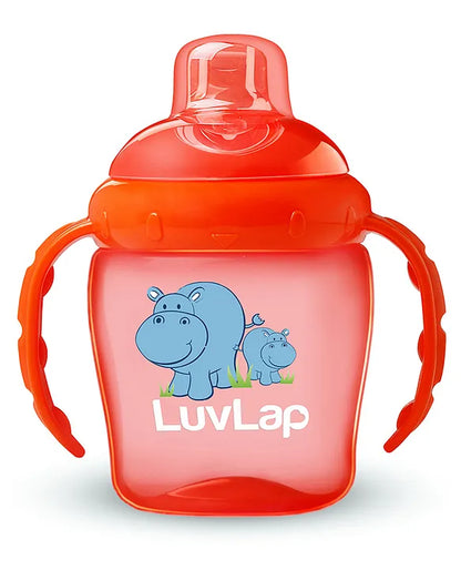 LuvLap HIPPO SPOUT CUP - 225 ml Orange