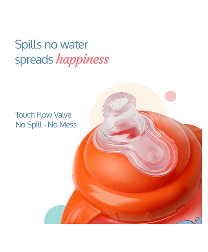 LuvLap HIPPO SPOUT CUP - 225 ml Orange