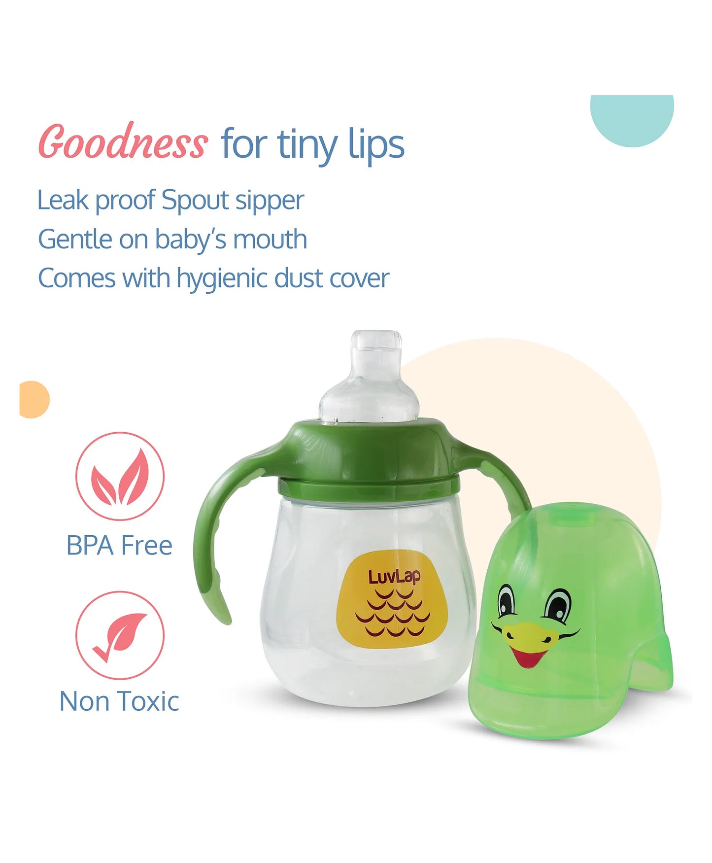 LuvLap Clever Frog Spout Cup