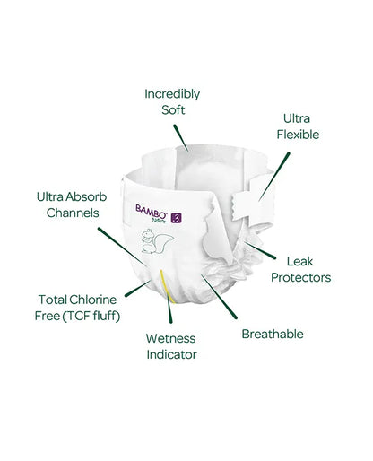 Bambo Nature Tape (L), 48 Pcs - Tall Pack