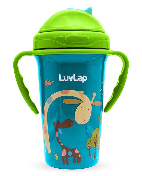 LuvLap Tiny Giffy Sipper - 300 ml (Green)