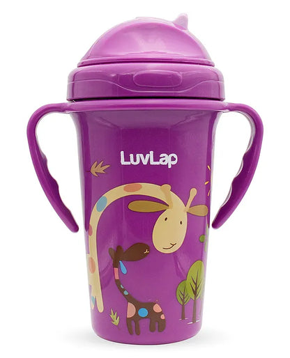 LuvLap Tiny Giffy sipper 300 ml Purple