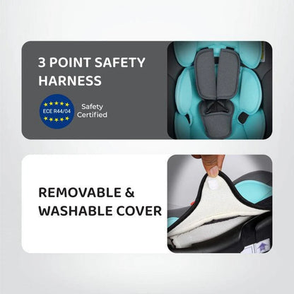 R for Rabbit - Picaboo - Car Seat - Grey Blue