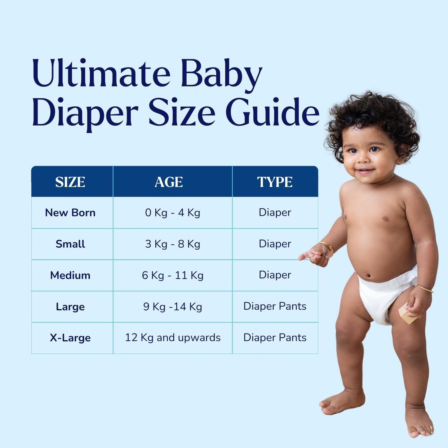 Nappico Tape Diaper NB Size - 25 PCS