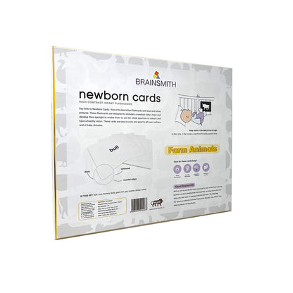 Brainsmith Newborn Cards Farm Animals