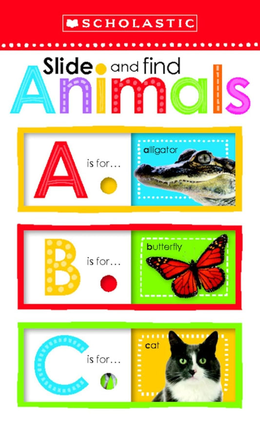Slide and Find Animals ABC