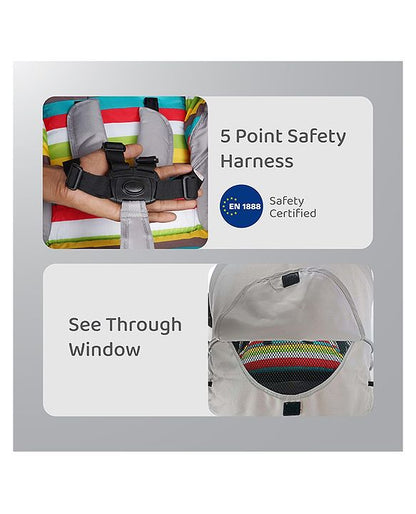R for Rabbit - Chocolate Ride -Stroller - Rainbow