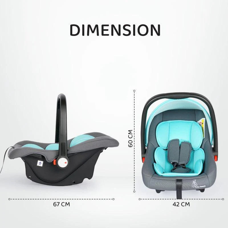 R for Rabbit - Picaboo - Car Seat - Grey Blue