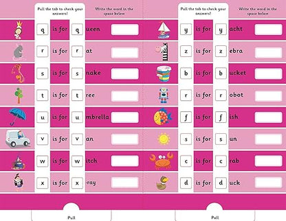 Let's Learn Alphabet Pull The Tabs