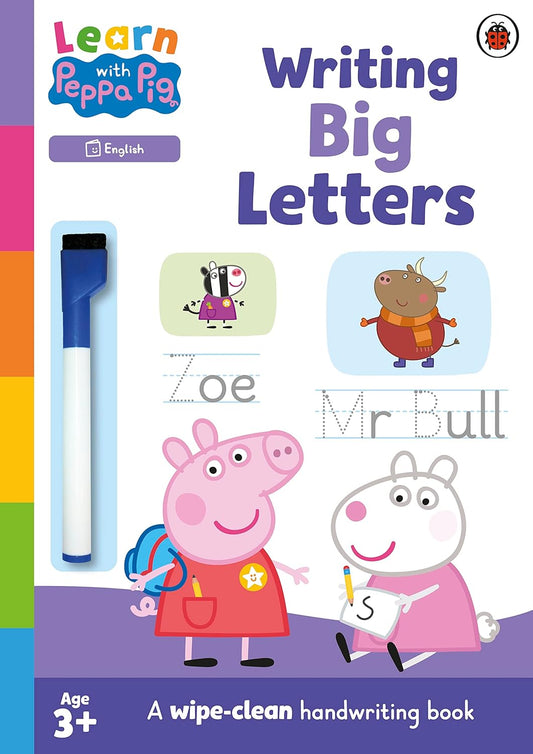 Learn with peppa Pig Writing Big Letters