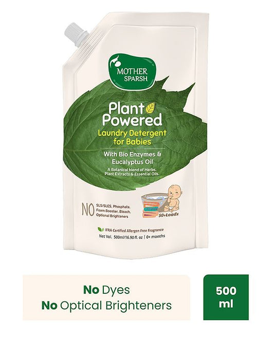 Mother Sparsh Plant Powered laundry Detergent Refill Pack - 500 ml
