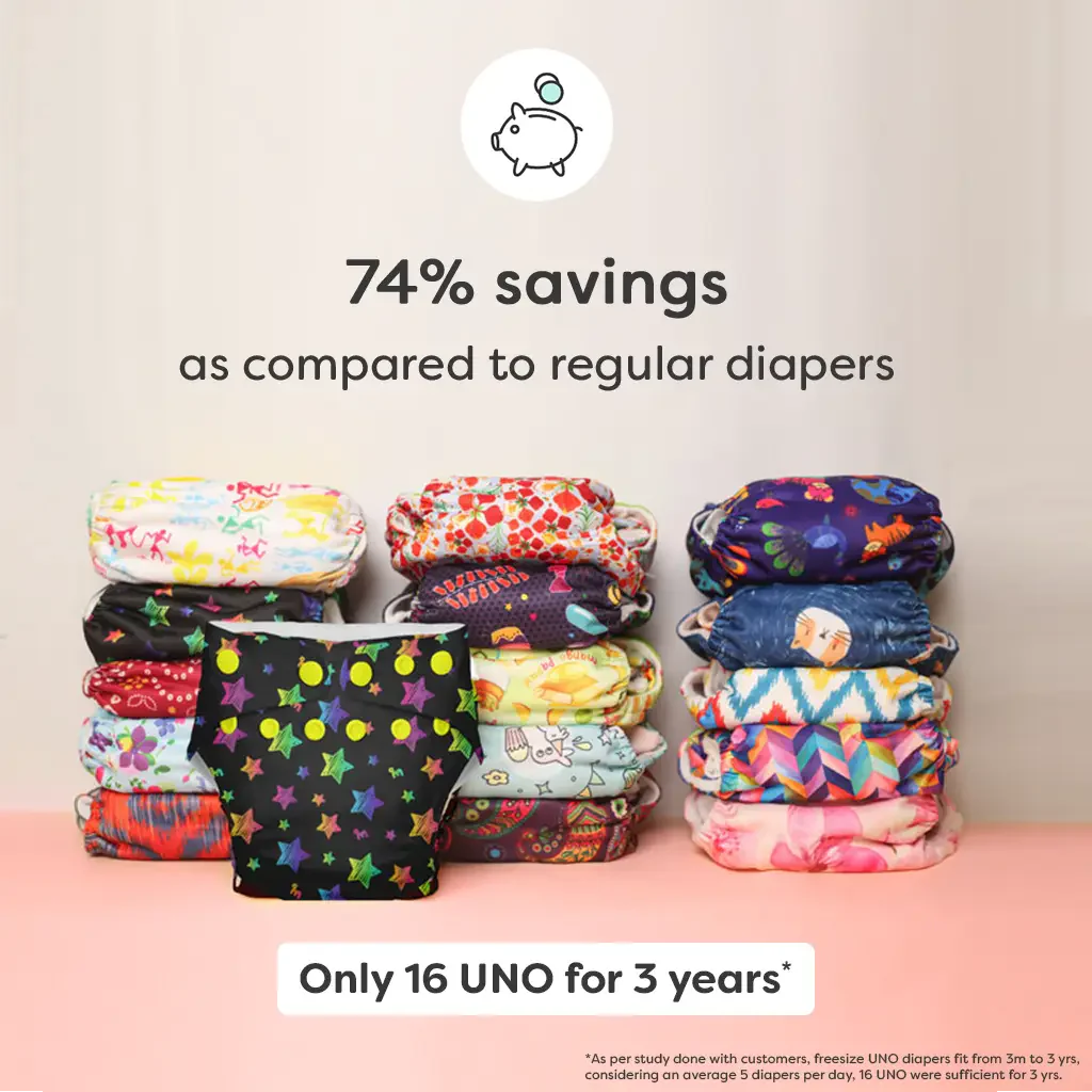 Super Bottoms Freesize UNO Cloth Diaper