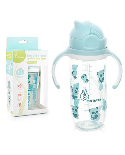 R for Rabbit - Bubble Straw Sipper - Sippers - Blue