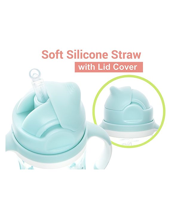 R for Rabbit - Bubble Straw Sipper - Sippers - Blue