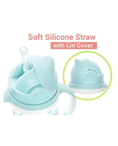 R for Rabbit - Bubble Straw Sipper - Sippers - Blue