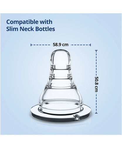 LuvLap Ess S Neck Nipple Variable Flow (X)