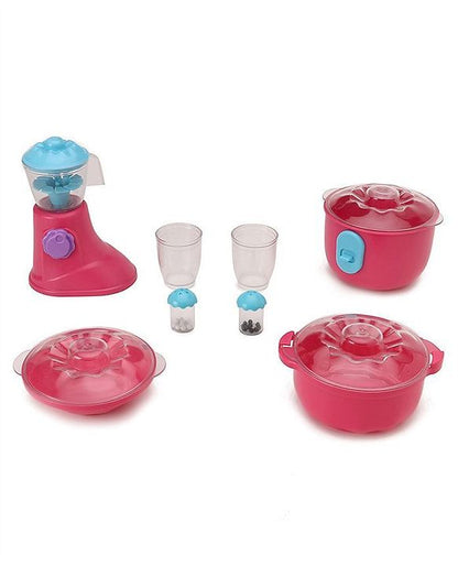Giggles Role Play Complete Kitchen Set of 29 Pieces - Multicolor