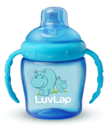 LuvLap Hippo Sipper - Blue