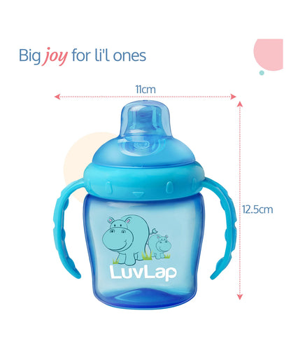 LuvLap Hippo Sipper - Blue