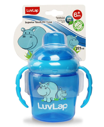 LuvLap Hippo Sipper - Blue
