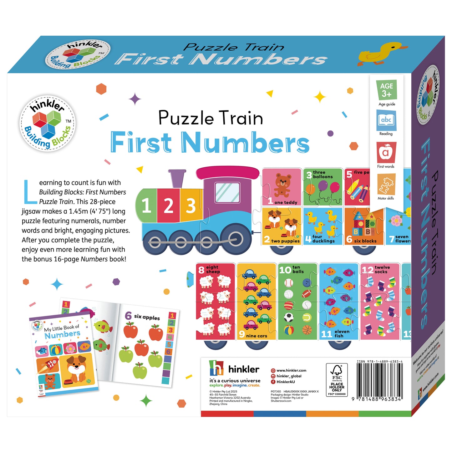 Puzzle Train First Numbers