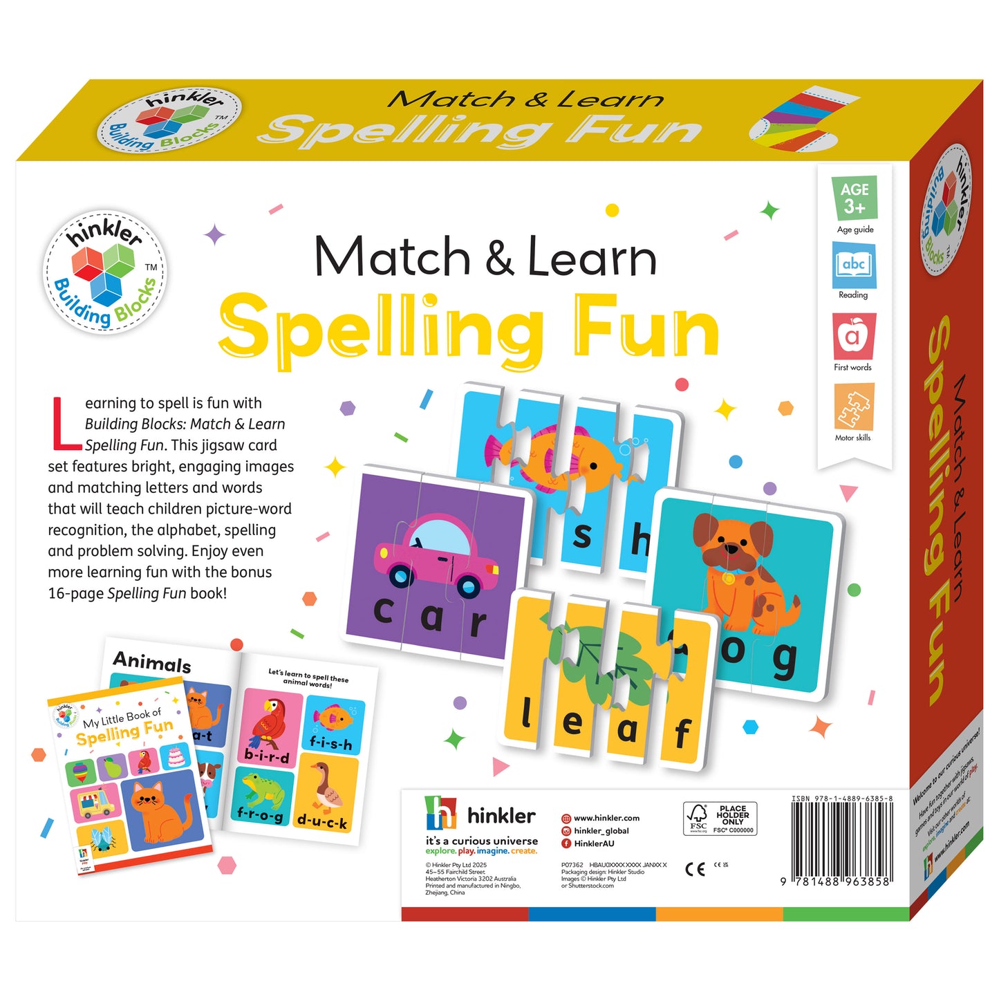 Match And Learn Spelling Fun