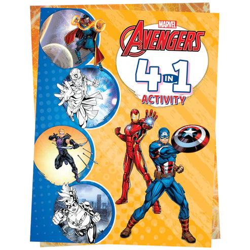 Marvel Avengers 4 in 1 Activity