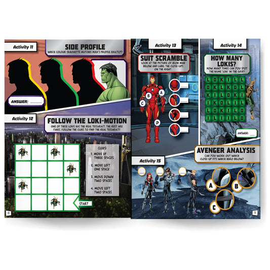 Marvel Avengers 4 in 1 Activity
