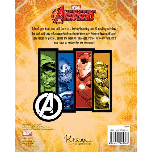 Marvel Avengers 4 in 1 Activity