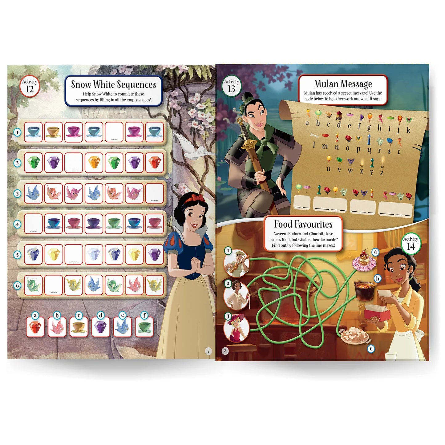 Disney Princess 4 in 1 Activity