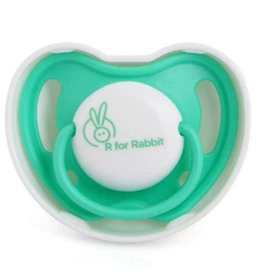 R for Rabbit - Apple Pacifier-L - Pacifier - Green