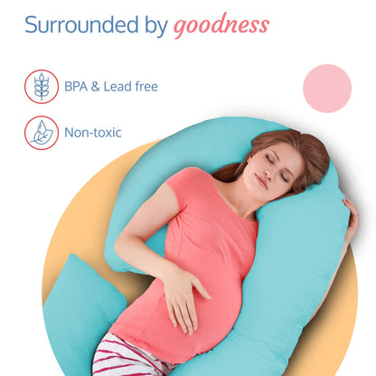 Luvlap C Shape Pregnacy pillow - Blue