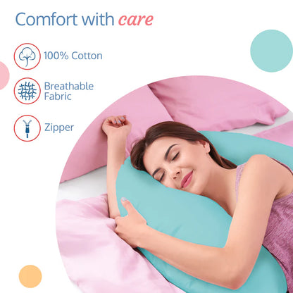 Luvlap C Shape Pregnacy pillow - Blue