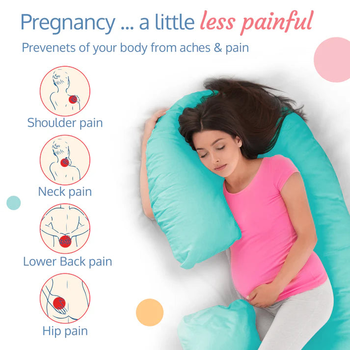 Luvlap C Shape Pregnacy pillow - Blue