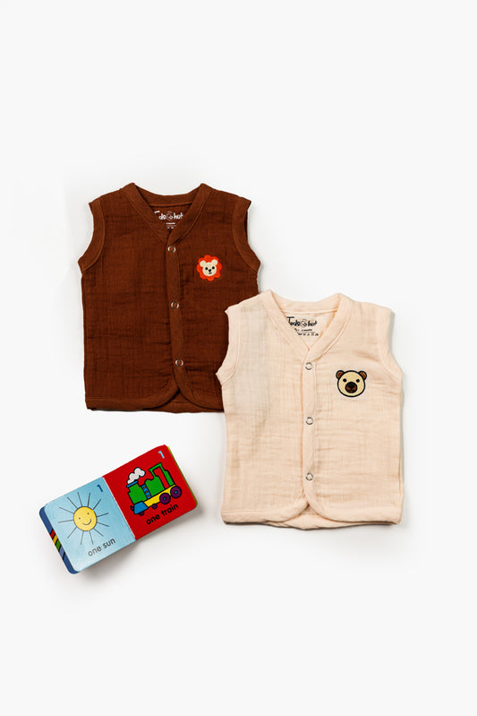 Muslin Jabla SS Cambridge Brown & Dew
