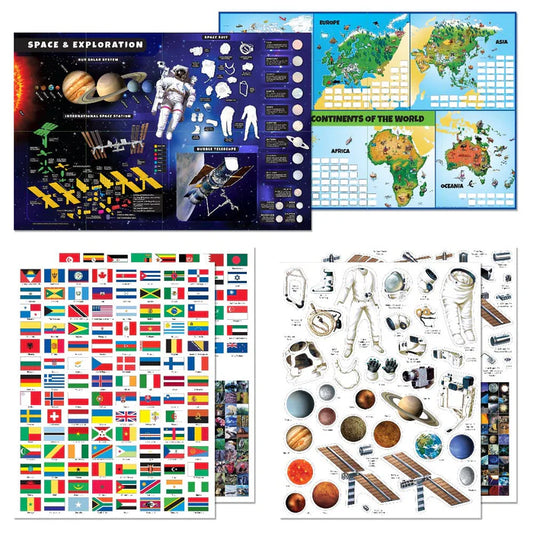 The World And Space Sticker Book