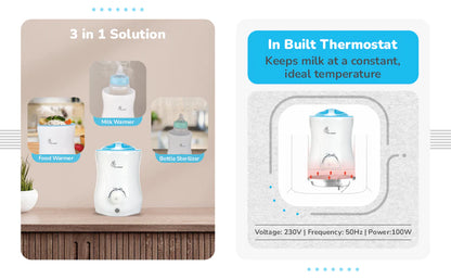 R For Rabbit - Hot Bot Plus Sterilizers and Bottle Warmer (White)