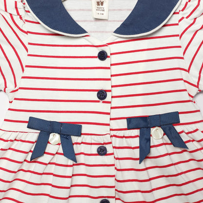 Toffyhouse Blue Bliss Frock for Baby Girls