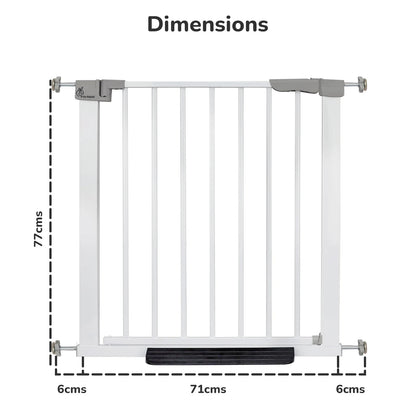 R For Rabbit - Safety Gate - White