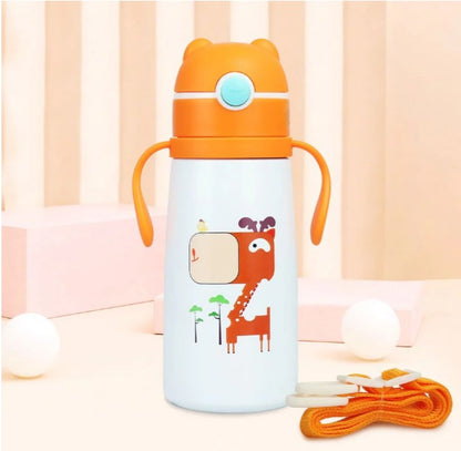R For Rabbit  - Steebo Safari  Sippy Water Bottle - Orange Giffy