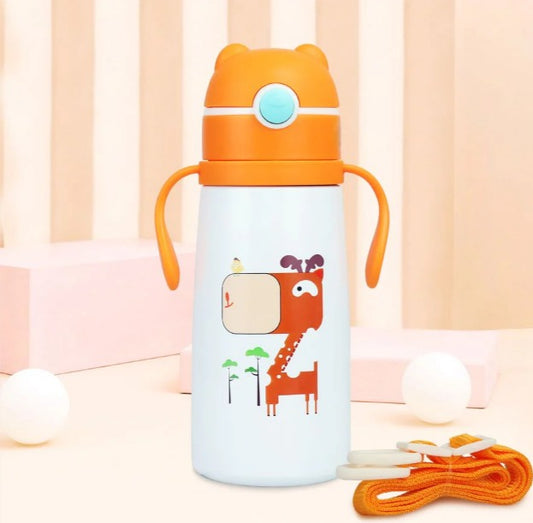 R For Rabbit  - Steebo Safari  Sippy Water Bottle - Orange Giffy