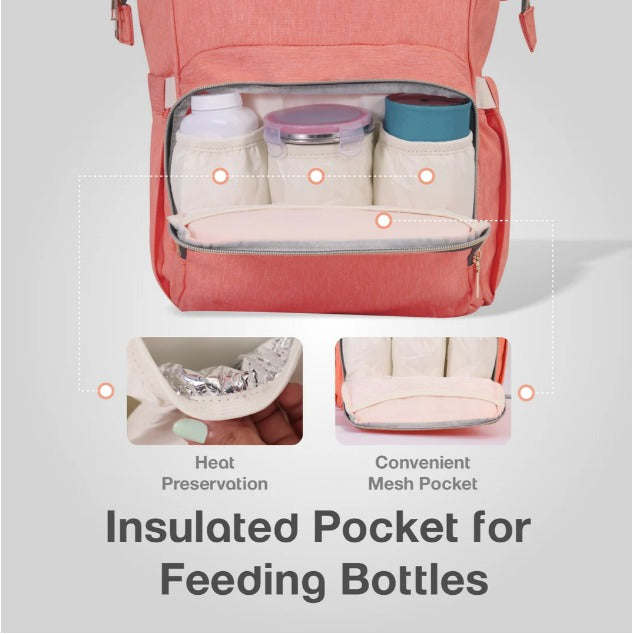 R For Rabbit - Caramello  Diaper Bag - Pink