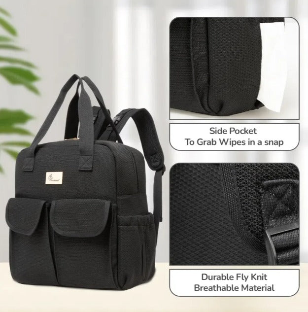 R For Rabbit - Caramello Breezy - Diaper Bags - Black