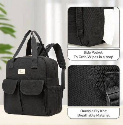 R For Rabbit - Caramello Breezy - Diaper Bags - Black